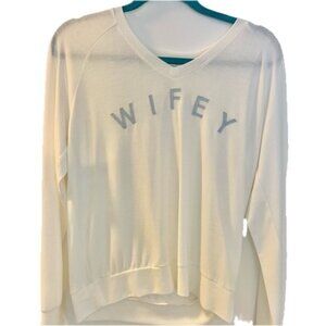 P.J. Salvage Wifey Shirt sz M